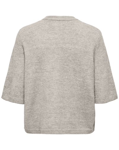 Only - ONLCamilla Kortærmet Cardigan Knit - Pumice Stone/ Melange
